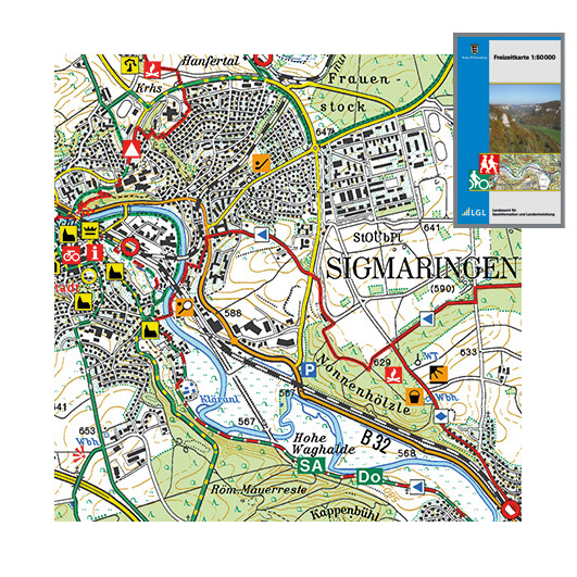 Frei&shy;zeit&shy;karten 1:50&nbsp;000