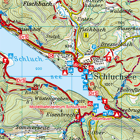 Radkarten 1:75 000