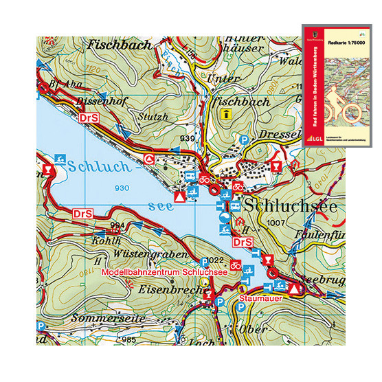 Radkarten 1:75&nbsp;000