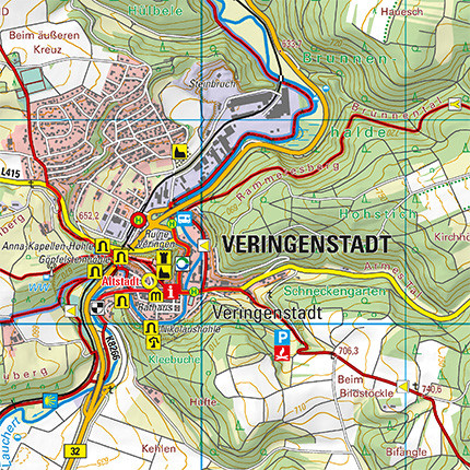 Wander­karten 1:25 000