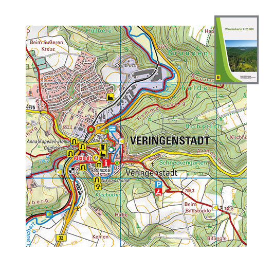 Wander&shy;karten 1:25&nbsp;000