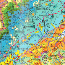 Geologische Übersichts- und Schulkarte 1:1 000 000