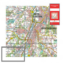 Topographische Karten 1:100 000, plano