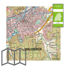 Topographische Karten 1:25 000, gefaltet