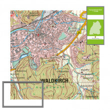 Topographische Karten 1:25 000, plano