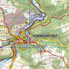 Wander­karten 1:25 000